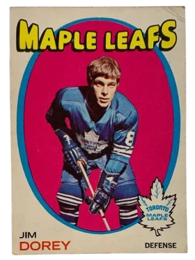 57 Jim Dorey 1971 72 O Pee Chee from Front Vg