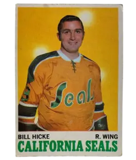 76 Bill Hicke 1970 71 O Pee Chee from Front Pr