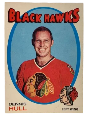 85 Dennis Hull 1971 72 O Pee from Chee Front