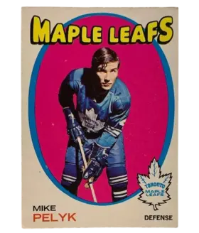 92 Mike Pelyk 1971 72 O Pee Chee from Front Ex