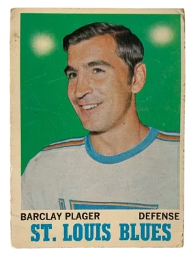 99 Barclay Plager 1970 71 O Pee Chee from Front Ex