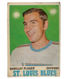99 Barclay Plager 1970 71 O Pee Chee from Front Pr