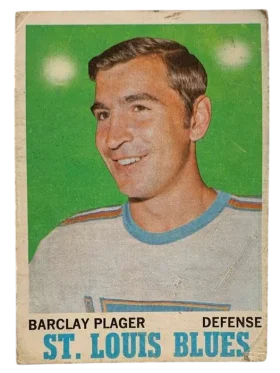 99 Barclay Plager 1970 71 O Pee Chee from Front Pr