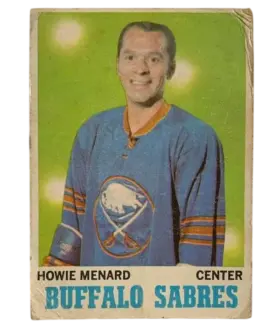 124 Howie Menard 1970 71 O Pee Chee from Front G