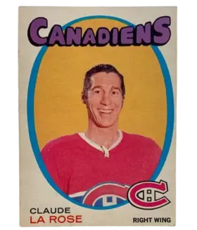 146 Claude Larose 1971 72 O Pee from Chee Front