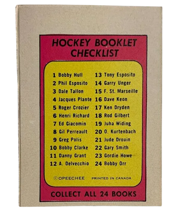 15 Frank St Marseille 1971 72 O Pee Chee Pee Chee from Booklets Back