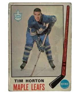 182 Tim Horton 1969 70 O Pee Chee from Front Vg3