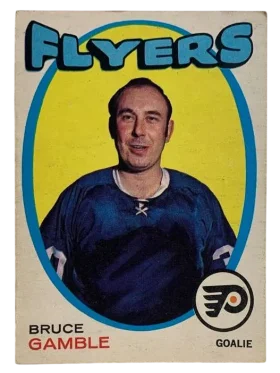 201 Bruce Gamble 1971 72 O Pee Chee from Front Ex6