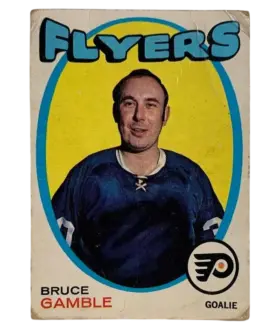 201 Bruce Gamble 1971 72 O Pee Chee from Front Pr