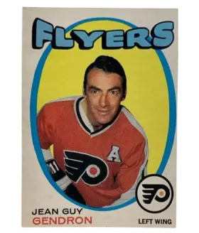204 Jean Guy Gendron 1971 72 O Pee Chee from Front Ex6