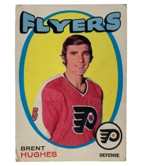 205 Brent Hughes 1971 72 O Pee Chee from Front Vg