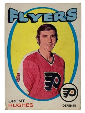 205 Brent Hughes 1971 72 O Pee Chee from Front Vg