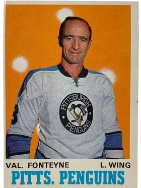 208 Val Fonteyne 1970 71 O Pee Chee from Front Ex