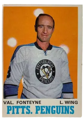 208 Val Fonteyne 1970 71 O Pee Chee from Front Ex