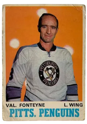 208 Val Fonteyne 1970 71 O Pee Chee from Front G