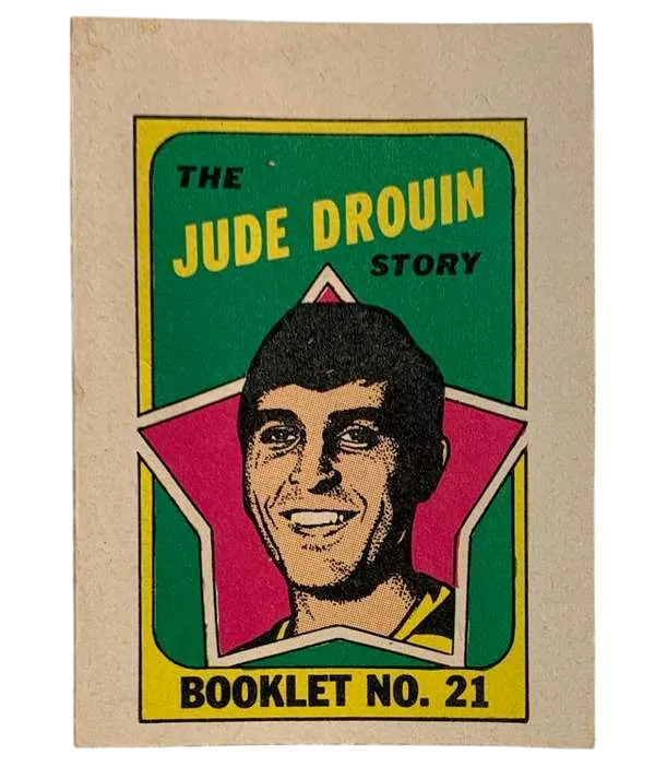 21 Jude Drouin 1971 72 O Pee Chee Pee Chee from Booklets Front