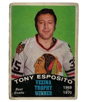 250 Tony Esposito 1970 71 O Pee Chee from Front Pr