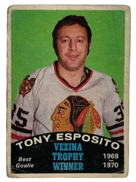250 Tony Esposito 1970 71 O Pee Chee from Front Pr