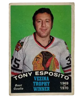 250 Tony Esposito 1970 71 O Pee Chee from Front Vg