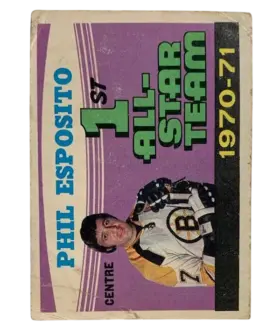 253 Phil Esposito 1971 72 O Pee Chee from Front Vg