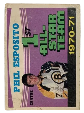 253 Phil Esposito 1971 72 O Pee Chee from Front Vg