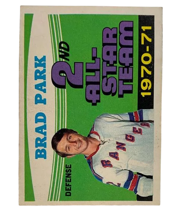 257 Brad Park 1971 72 O Pee from Chee Front