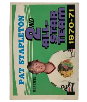 258 Pat Stapleton 1971 72 O Pee from Chee Front