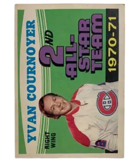 260 Yvan Cournoyer 1971 72 O Pee Chee from Front Ex