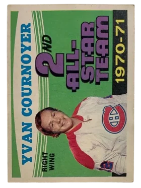 260 Yvan Cournoyer 1971 72 O Pee Chee from Front Ex