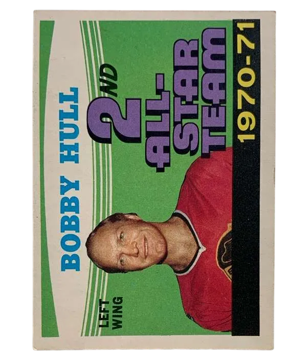 261 Bobby Hull 1971 72 O Pee Chee from Front Ex