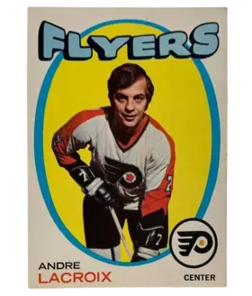 33 Andre Lacroix 1971 72 O Pee from Chee Front