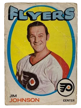 48 Jim Johnson 1971 72 O Pee from Chee Front