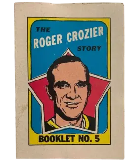 5 Roger Crozier 1971 72 O Pee Chee Pee Chee from Booklets Front