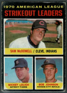 71 Mcdowell Lolich Johnson 1971 O Pee Chee from Front Vg3