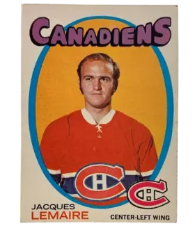 71 Jacques Lemaire 1971 72 O Pee from Chee Front