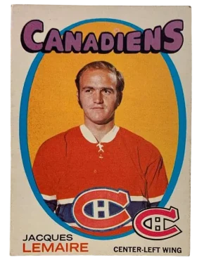 71 Jacques Lemaire 1971 72 O Pee from Chee Front