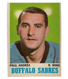 77 Paul Andrea 1970 71 O Pee Chee from Front Ex