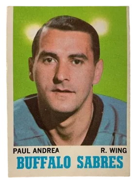 77 Paul Andrea 1970 71 O Pee Chee from Front Ex