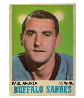 77 Paul Andrea 1970 71 O Pee Chee from Front Pr