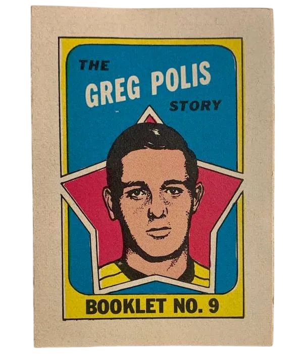 9 Greg Polis 1971 72 O Pee Chee Pee Chee from Booklets Front