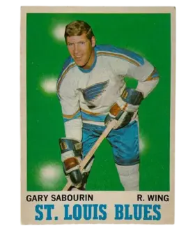 96 Gary Sabourin 1970 71 O Pee Chee from Front Ex