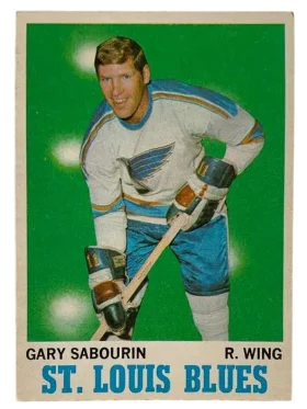 96 Gary Sabourin 1970 71 O Pee Chee from Front Ex