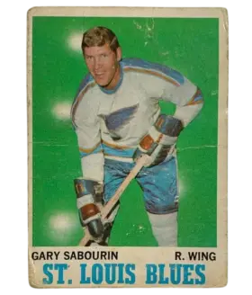 96 Gary Sabourin 1970 71 O Pee Chee from Front Vg