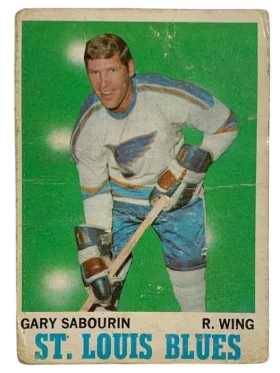 96 Gary Sabourin 1970 71 O Pee Chee from Front Vg