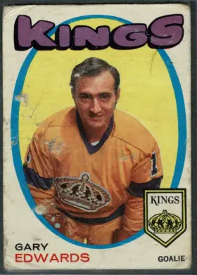 155 Gary Edwards 1971 72 O Pee Chee from Front Gd