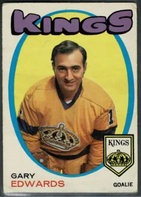 155 Gary Edwards 1971 72 O Pee Chee from Front Vg