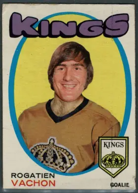 156 Rogatien Vachon 1971 72 O Pee Chee from Front Vg
