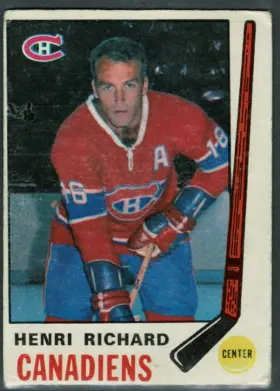 163 Henri Richard 1969 70 O Pee Chee from Front Vg