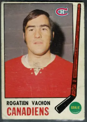165 Rogatien Vachon 1969 70 O Pee Chee from Front Vg
