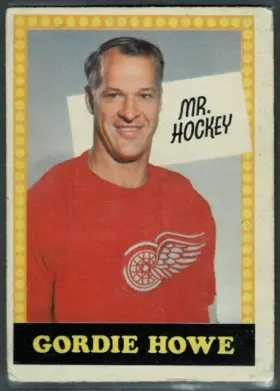 193 Gordie Howe 1969 70 O Pee Chee from Front Vg